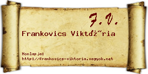 Frankovics Viktória névjegykártya