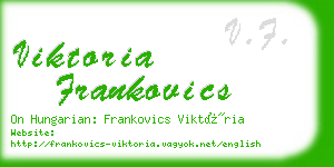 viktoria frankovics business card